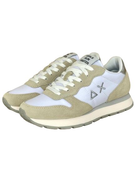 SNEAKERS DONNA BIANCHE/BEIGE Z34202 ALLY GOLD SILVER