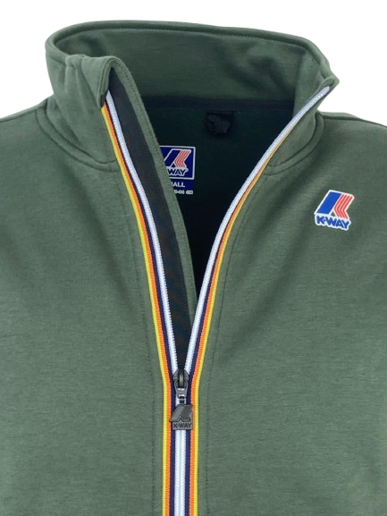 FELPA UOMO VERDE MILITARE e spaceonweb