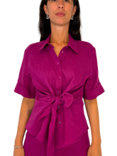 Carica l'immagine nel visualizzatore di Gallery, CAMICIA DONNA BORGOGNA
