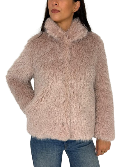 ECO-PELLICCIA DONNA ROSA