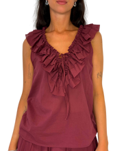 Carica l'immagine nel visualizzatore di Gallery, CAMICIA DONNA BORDEAUX
