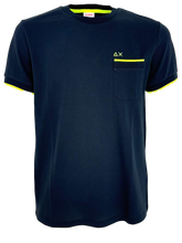 Carica l'immagine nel visualizzatore di Gallery, T-SHIRT UOMO BLU NAVY

