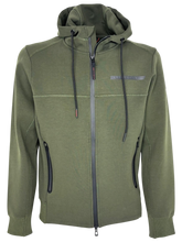 Carica l'immagine nel visualizzatore di Gallery, FELPA UOMO VERDE MILITARE CON CAPPUCCIO
