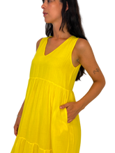 Carica l'immagine nel visualizzatore di Gallery, ABITO DONNA LUNGO GIALLO
