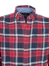 Carica l'immagine nel visualizzatore di Gallery, CAMICIA UOMO FANTASIA CHECK ROSSO/BLU
