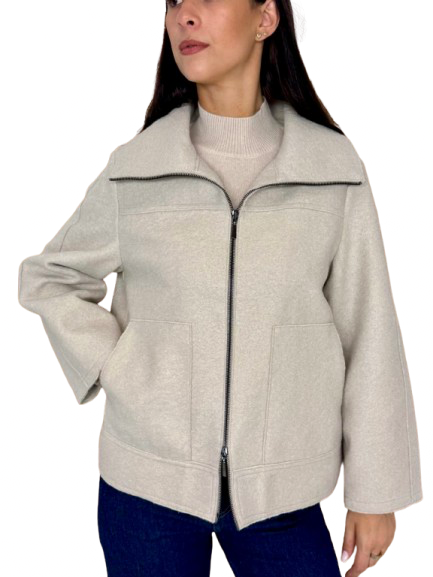 CAPPOTTO DONNA PANNA CORTO