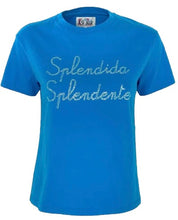 Carica l&#39;immagine nel visualizzatore di Gallery, T-SHIRT DONNA BLU SPLENDIDA SPLENDENTE
