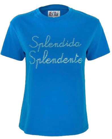 T-SHIRT DONNA BLU SPLENDIDA SPLENDENTE