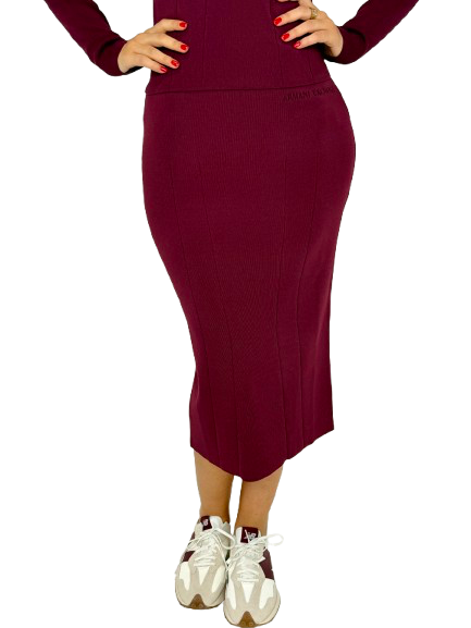 GONNA DONNA MIDI BORDEAUX