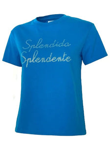 T-SHIRT DONNA BLU SPLENDIDA SPLENDENTE