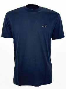T-SHIRT UOMO BLU CON LOGO FRONTALE