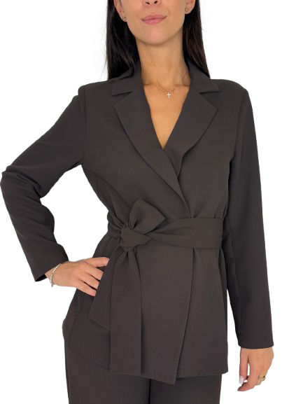 GIACCA DONNA MARRONE