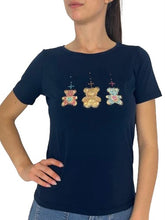 Carica l&#39;immagine nel visualizzatore di Gallery, T-SHIRT DONNA BLU
