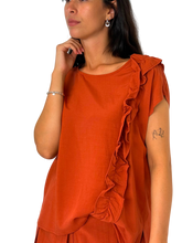 Carica l'immagine nel visualizzatore di Gallery, CAMICIA DONNA ARANCIONE
