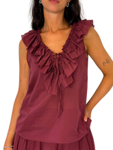 Carica l'immagine nel visualizzatore di Gallery, CAMICIA DONNA BORDEAUX

