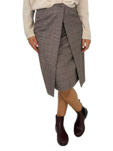 Carica l&#39;immagine nel visualizzatore di Gallery, GONNA DONNA TESSUTO GALLES
