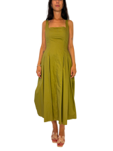 Carica l'immagine nel visualizzatore di Gallery, ABITO DONNA VERDE A PALLONCINO
