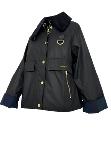 GIACCA IMPERMEABILE DONNA VERDE MODELLO CORTO