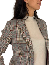 Carica l&#39;immagine nel visualizzatore di Gallery, GIACCA DONNA MONOPETTO TESSUTO GALLES
