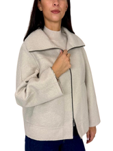 Carica l&#39;immagine nel visualizzatore di Gallery, CAPPOTTO DONNA PANNA CORTO
