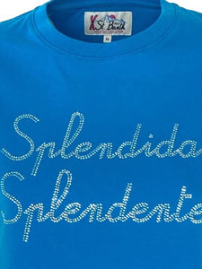 T-SHIRT DONNA BLU SPLENDIDA SPLENDENTE