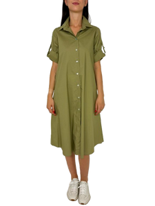 ABITO DONNA CHEMISIER VERDE