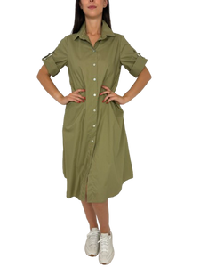 ABITO DONNA CHEMISIER VERDE