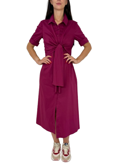 ABITO DONNA CHEMISIER BORDEAUX