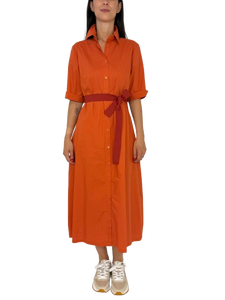 ABITO DONNA CHEMISIER ARANCIO