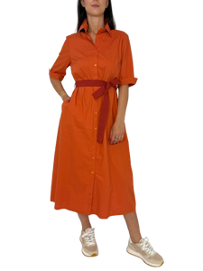 ABITO DONNA CHEMISIER ARANCIO
