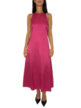 Carica l'immagine nel visualizzatore di Gallery, ABITO DONNA FUCSIA RASO

