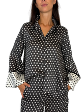Carica l'immagine nel visualizzatore di Gallery, CAMICIA DONNA BIANCO/NERO
