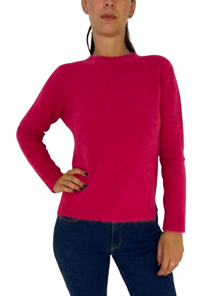 MAGLIONE DONNA FUCSIA