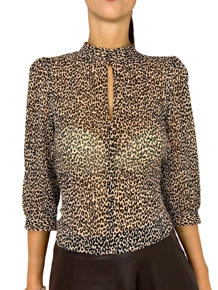 CAMICIA DONNA FANTASIA ANIMALIER