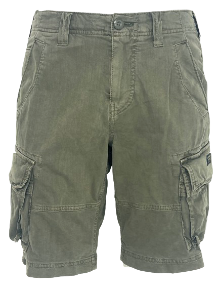 BERMUDA UOMO CARGO VERDE MILITARE