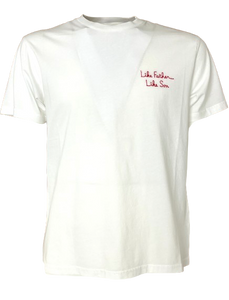 T-SHIRT UOMO BIANCA LIKE FATHER LIKE SON