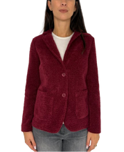 Carica l&#39;immagine nel visualizzatore di Gallery, GIACCA DONNA BORDEAUX MONOPETTO
