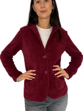 Carica l&#39;immagine nel visualizzatore di Gallery, GIACCA DONNA BORDEAUX MONOPETTO
