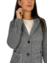Carica l&#39;immagine nel visualizzatore di Gallery, GIACCA DONNA GRIGIA MONOPETTO
