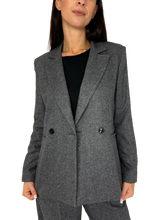 Carica l&#39;immagine nel visualizzatore di Gallery, GIACCA DONNA GRIGIA MISTO LANA
