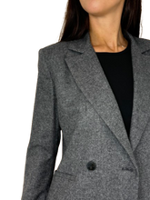 Carica l&#39;immagine nel visualizzatore di Gallery, GIACCA DONNA GRIGIA MISTO LANA
