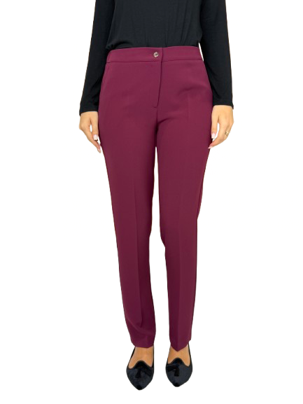 PANTALONE DONNA BORDEAUX