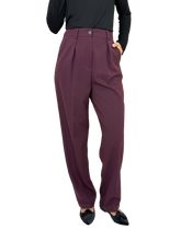 Carica l'immagine nel visualizzatore di Gallery, PANTALONE DONNA BORDEAUX
