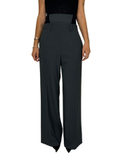 Carica l&#39;immagine nel visualizzatore di Gallery, PANTALONE DONNA GRIGIO A PALAZZO
