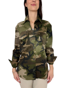 GIACCA DONNA FANTASIA MILITARE