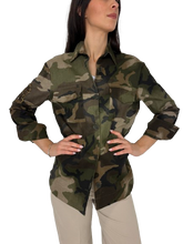 Carica l&#39;immagine nel visualizzatore di Gallery, GIACCA DONNA FANTASIA MILITARE
