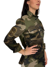 Carica l&#39;immagine nel visualizzatore di Gallery, GIACCA DONNA FANTASIA MILITARE
