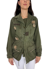 Carica l&#39;immagine nel visualizzatore di Gallery, GIACCA DONNA VERDE MILITARE
