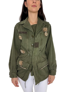 GIACCA DONNA VERDE MILITARE