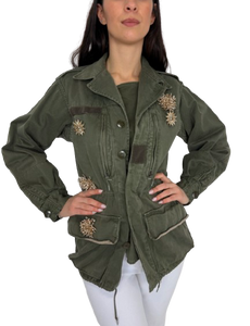 GIACCA DONNA VERDE MILITARE